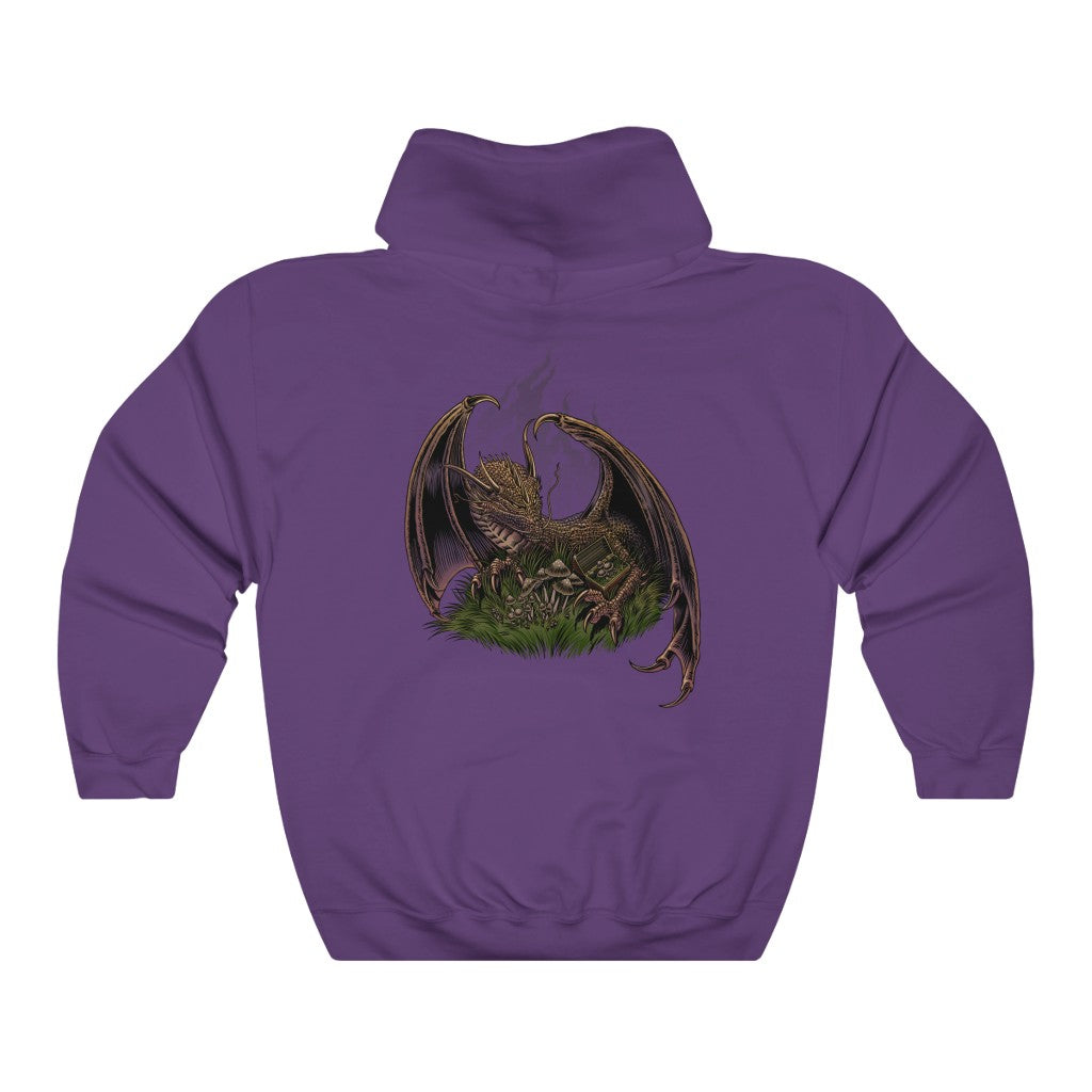 Dragon Protecting Treasure Unisex Heavy Blend™ Hooded Sweatshirt