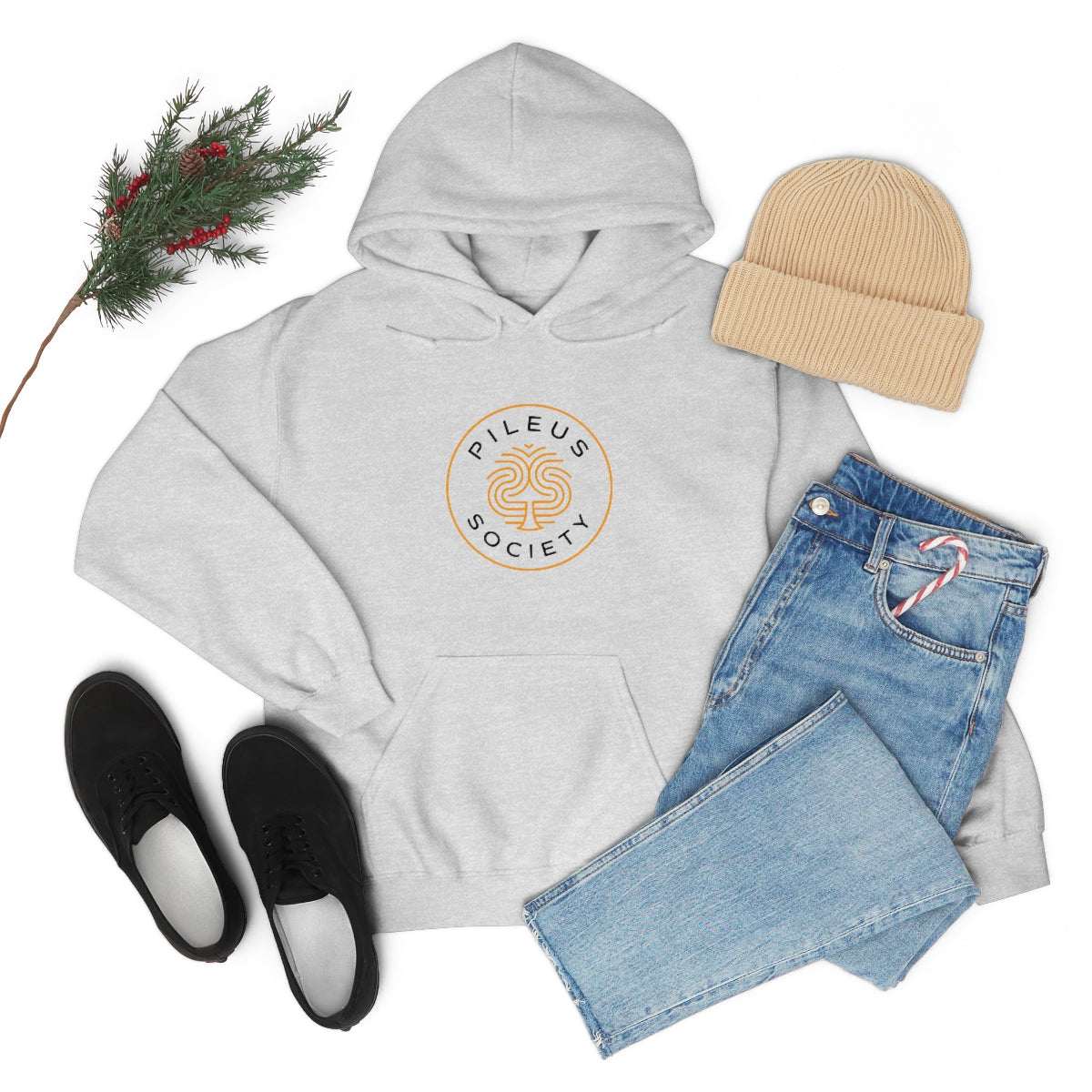 Pileus Society Logo Hooded Sweatshirt