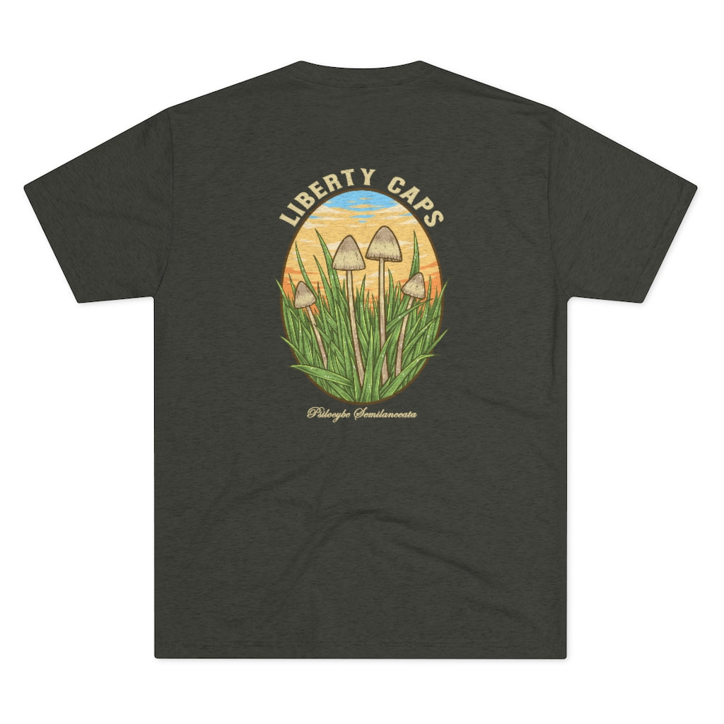 Liberty Caps Men's Tri-Blend Crew Tee