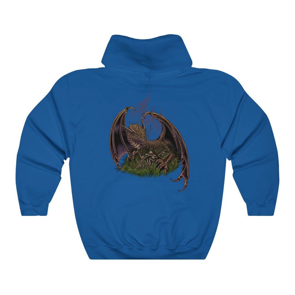Dragon Protecting Treasure Unisex Heavy Blend™ Hooded Sweatshirt