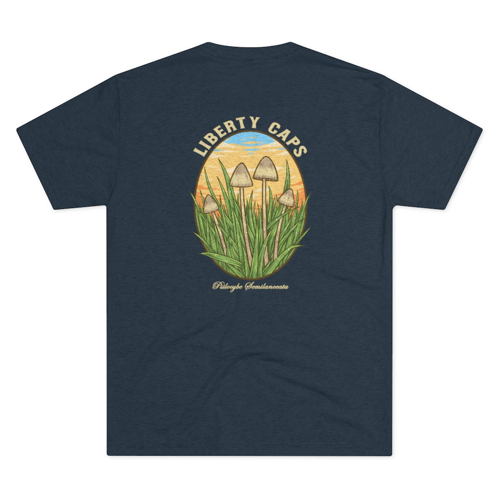 Liberty Caps Men's Tri-Blend Crew Tee