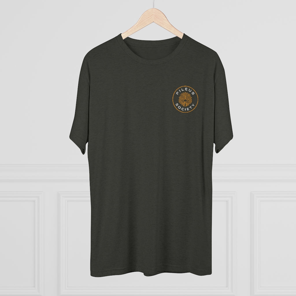 Psilocybin Coat of Arms Men's Tri-Blend Crew Tee