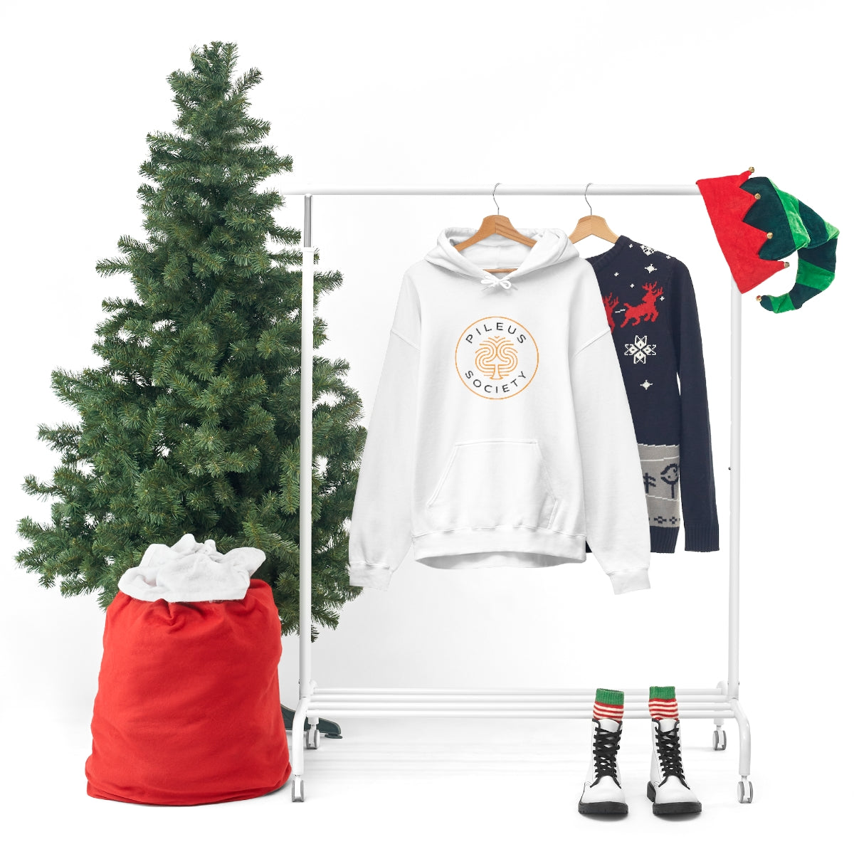 Pileus Society Logo Hooded Sweatshirt