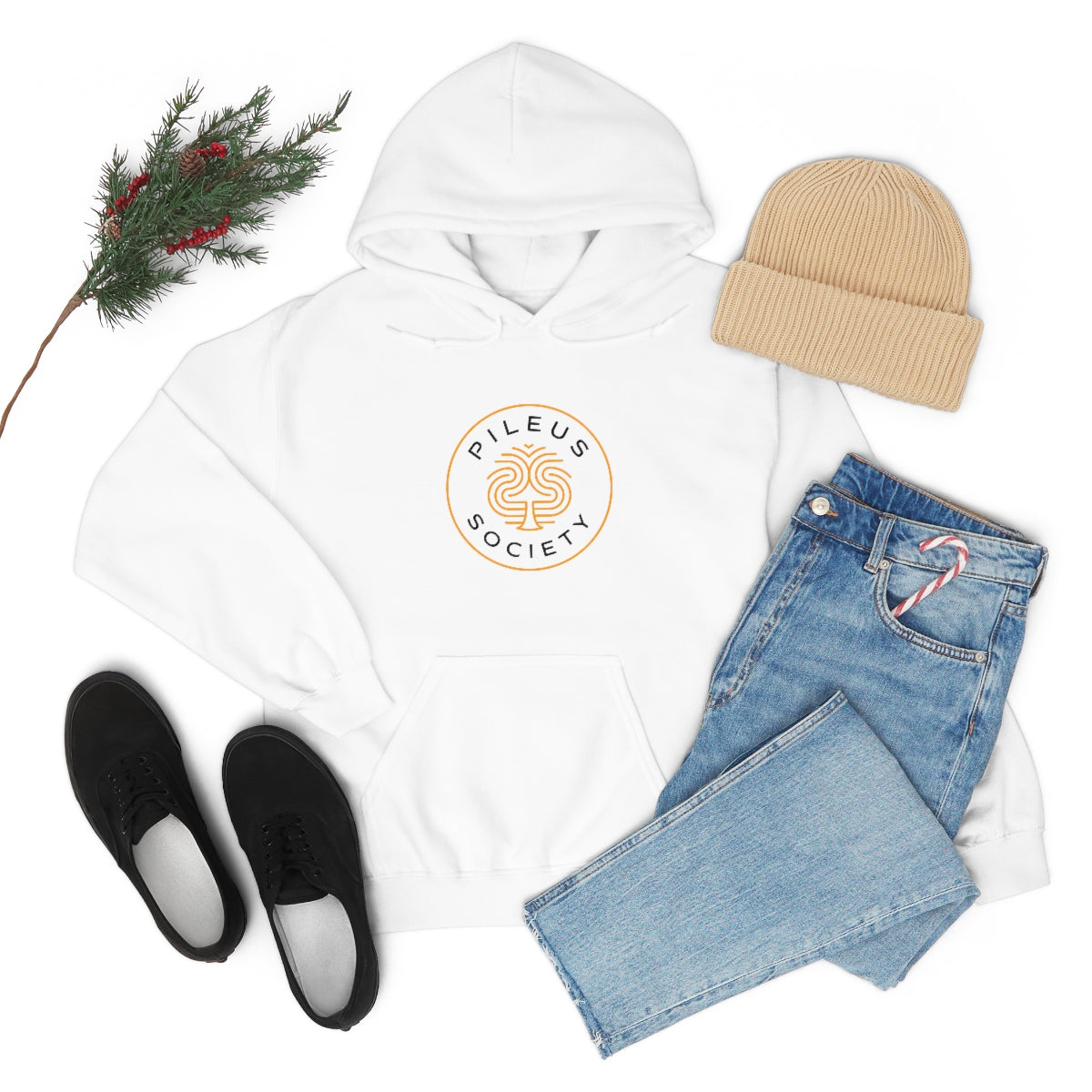 Pileus Society Logo Hooded Sweatshirt
