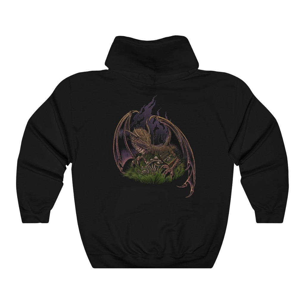 Dragon Protecting Treasure Unisex Heavy Blend™ Hooded Sweatshirt