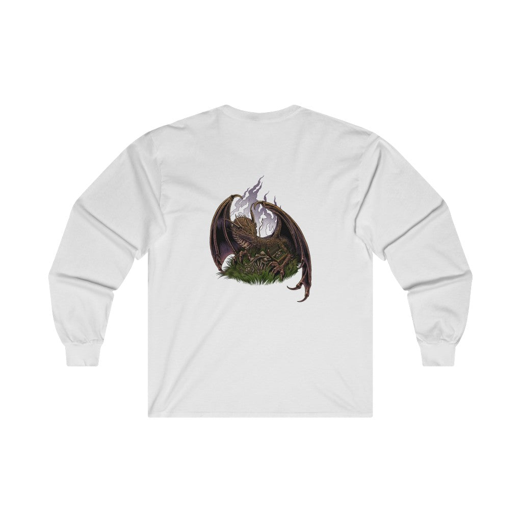 Dragon Protecting Treasure Ultra Cotton Long Sleeve Tee