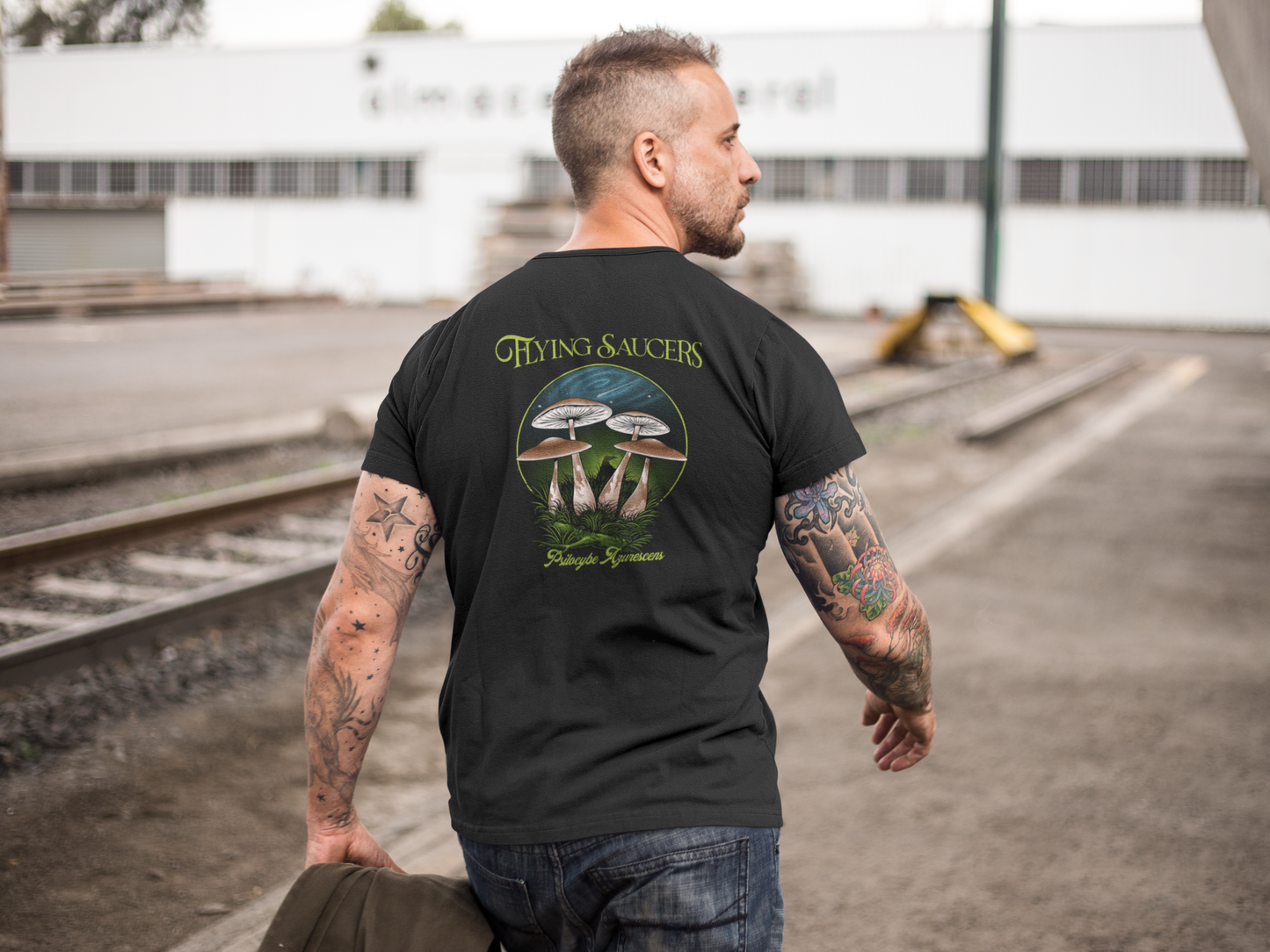 Psilocybe Azurescens Unisex Tri-Blend Crew Tee