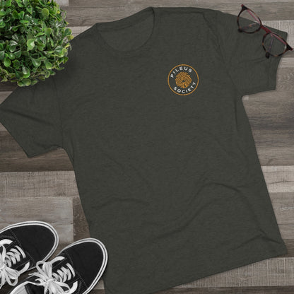 Psilocybin Coat of Arms Men's Tri-Blend Crew Tee