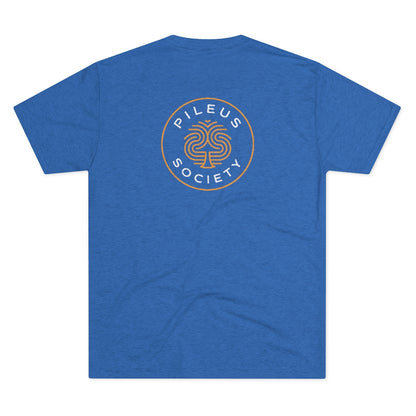 Pileus Society Front/Back Men's Tri-Blend Crew Tee