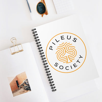 Pileus Society Logo Spiral Notebook - Ruled Line