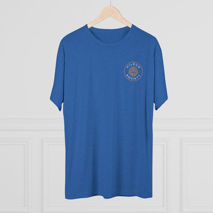 Pileus Society Front/Back Men's Tri-Blend Crew Tee