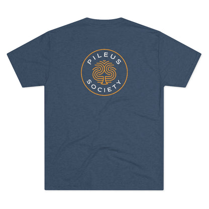 Pileus Society Front/Back Men's Tri-Blend Crew Tee