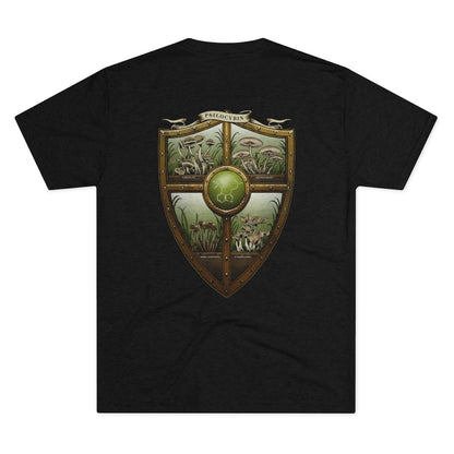 Psilocybin Coat of Arms Men's Tri-Blend Crew Tee