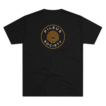 Pileus Society Front/Back Men's Tri-Blend Crew Tee