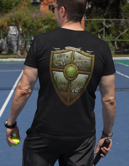 Psilocybin Coat of Arms Men's Tri-Blend Crew Tee