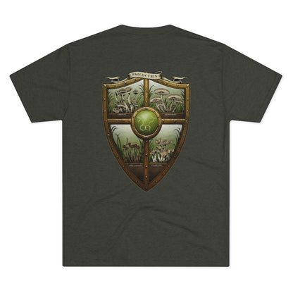 Psilocybin Coat of Arms Men's Tri-Blend Crew Tee